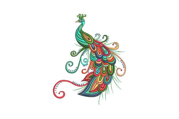 Beautiful Peacock: A Seasonal Embroidery Gem