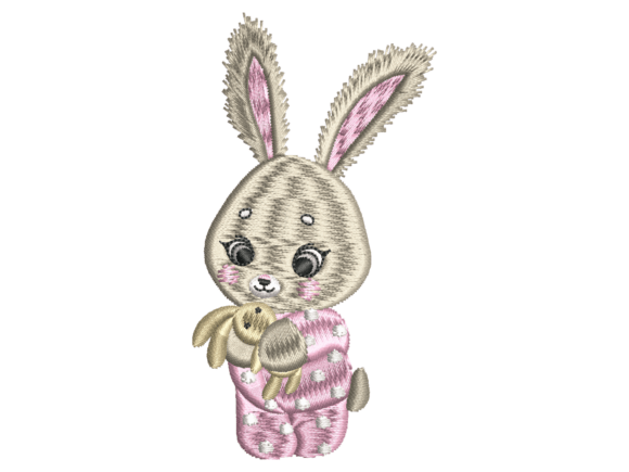Cute Bunny Plush Toy: A Designer’s Review for Boutique Sweatshirt Embroidery