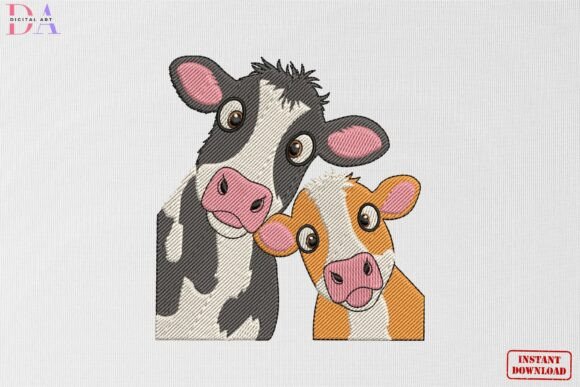 Cute Farm Cow Duo: A Boutique Designer Review