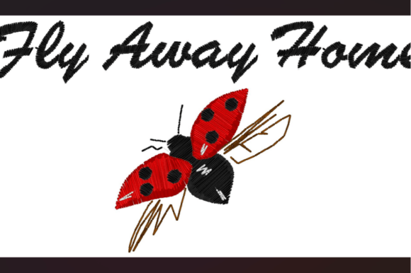 Fly Away Home Ladybird: A Minimalist Embroidery Review
