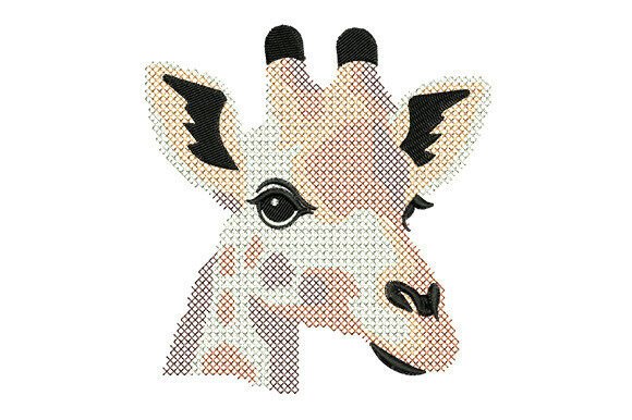 Giraffe Cross Stitch: A Minimalist Charm for Handmade Gifts