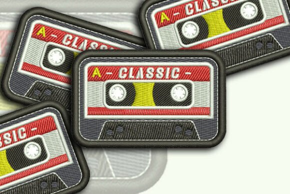 Tape Cassette Patch: A Retro Charm for Craft Fair Sellers