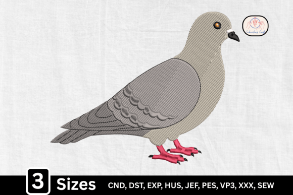 Urban Dove Pigeon: A Realistic Bird Embroidery Review