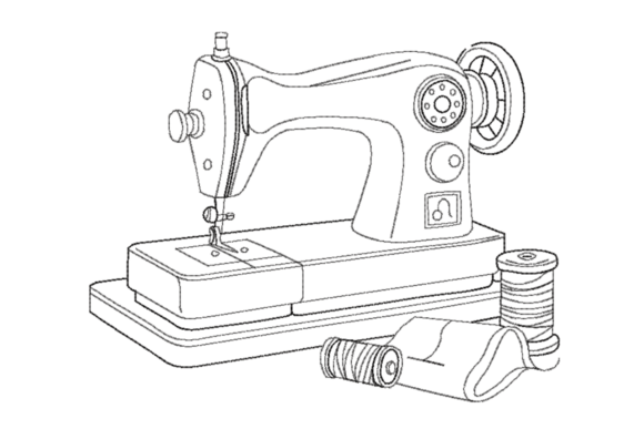 Vintage Sewing Machine Outline Review