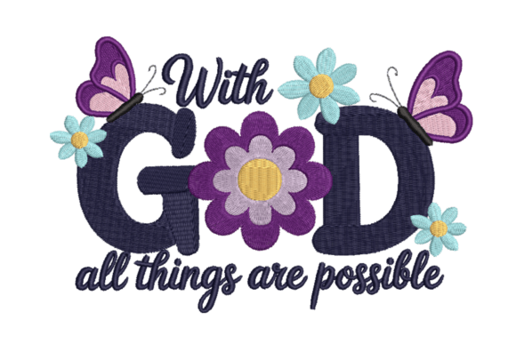 With God All Things Possible: Embroidery Review